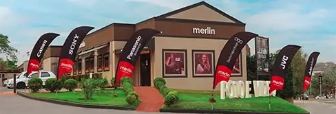 Fachada da loja física Merlin Foto e Vídeo em Campinas