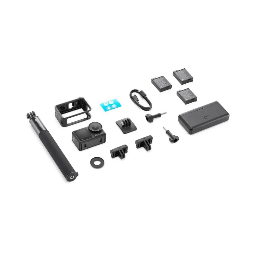 Câmera DJI Osmo Action 4 Adventure Combo - DJI208 Câmera DJI Osmo Action 4 Adventure Combo DJI208