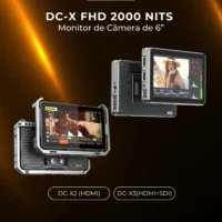 Monitor de câmera Viltrox DC-X FHD 2000 Nits de 6 polegadas