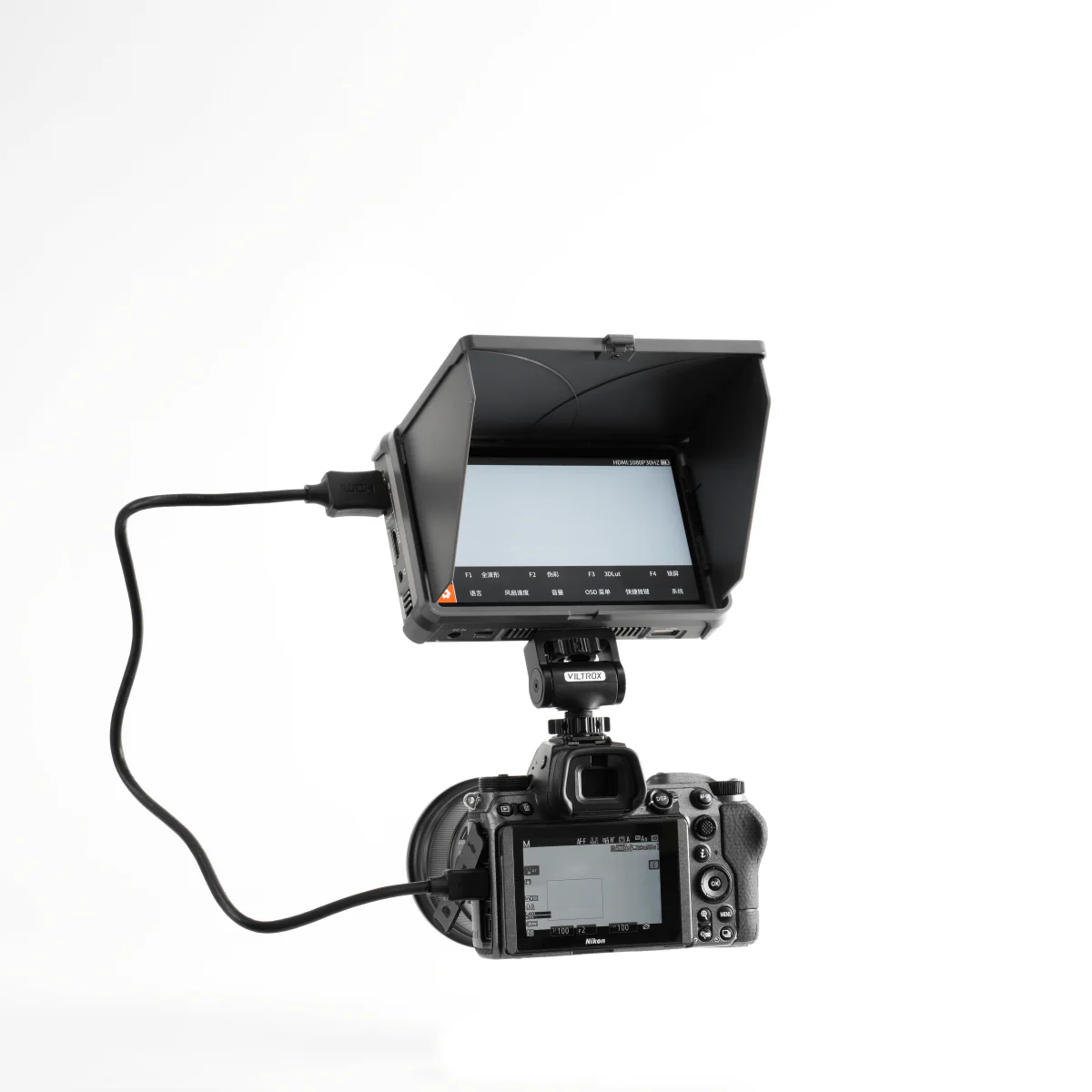 Monitor de câmera Viltrox DC-X FHD 2000 Nits de 6 polegadas Monitor de câmera Viltrox DC X FHD 2000 Nits de 6 polegadas3