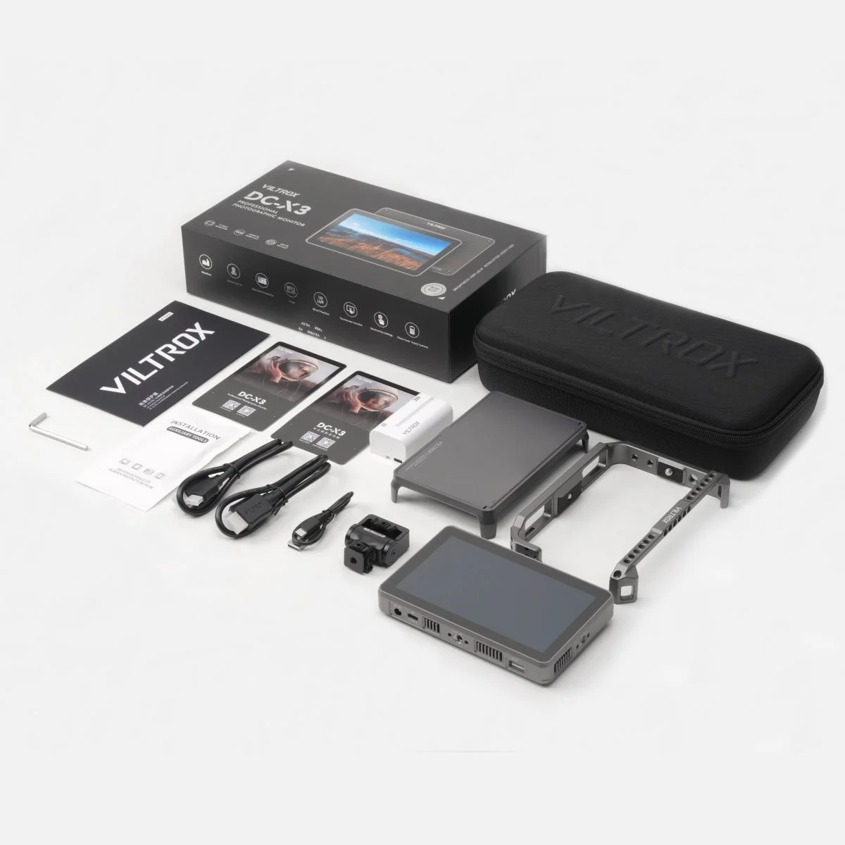 Monitor de câmera Viltrox DC-X FHD 2000 Nits de 6 polegadas Monitor de câmera Viltrox DC X FHD 2000 Nits de 6 polegadas8