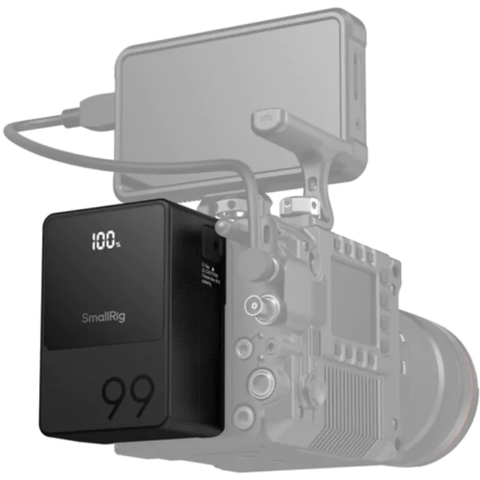 Bateria SmallRig VB99 Mini V-Mount (99Wh) Bateria SmallRig VB99 Mini V Mount (Preta)2