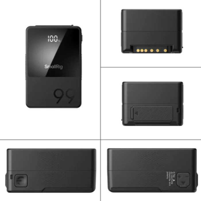 Bateria SmallRig VB99 Mini V-Mount (99Wh) Bateria SmallRig VB99 Mini V Mount (Preta)4