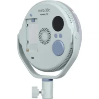 Painel de LED redondo RGB Nanlite miro 30c (azul menta)