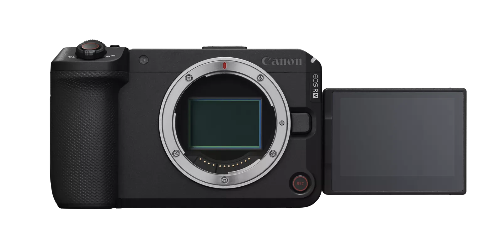 Canon EOS R6 V câmera full-frame para vídeo profissional