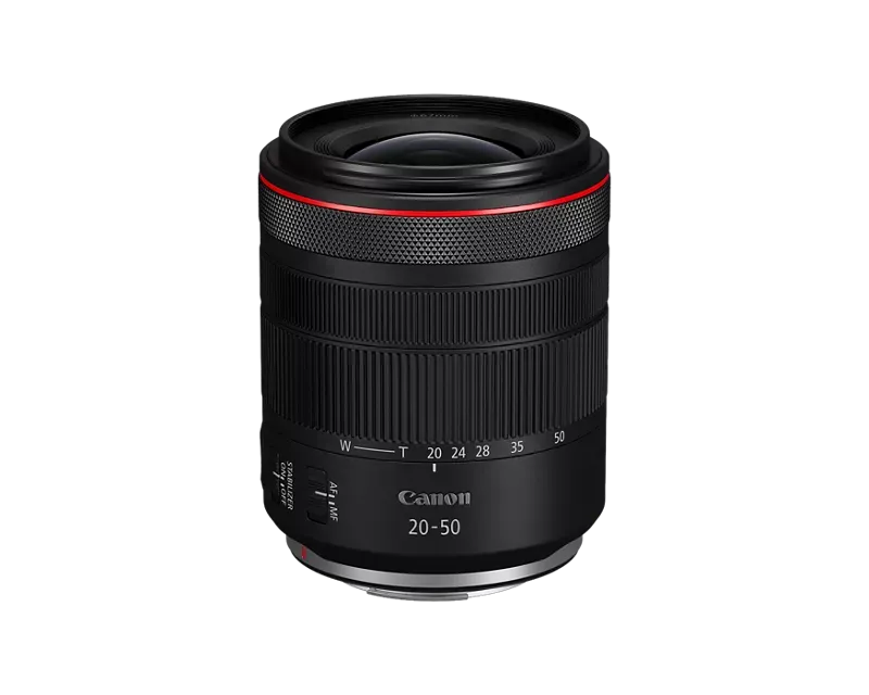Canon RF 20-50mm f/4L IS USM PZ lente Power Zoom para vídeo