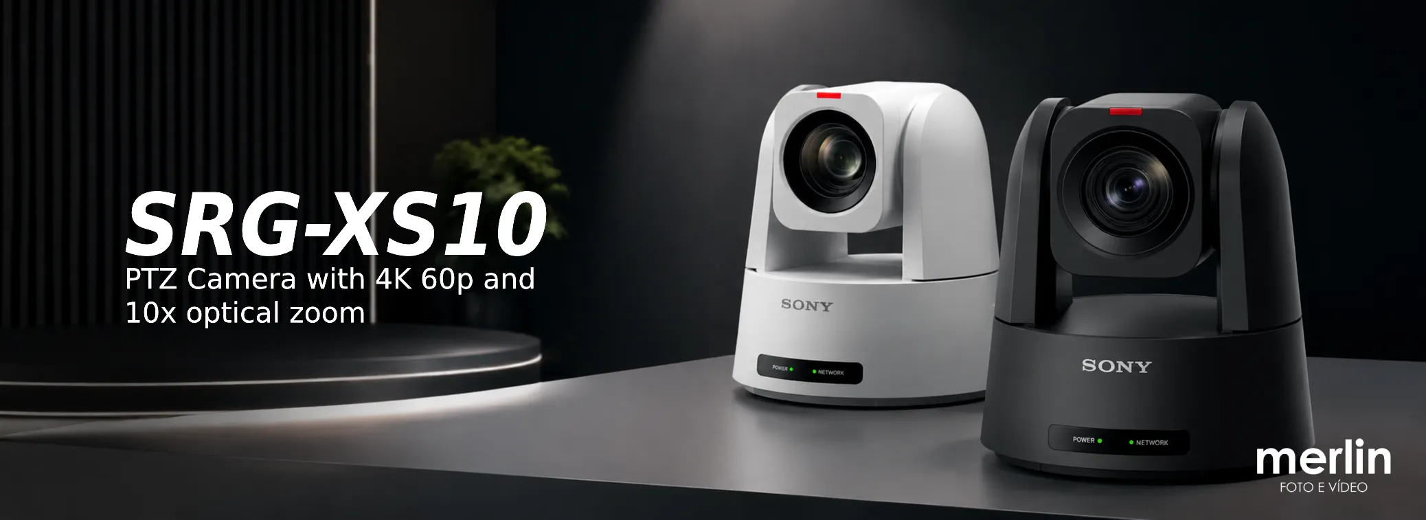 Câmera PTZ 4K Sony SRG‑XS10